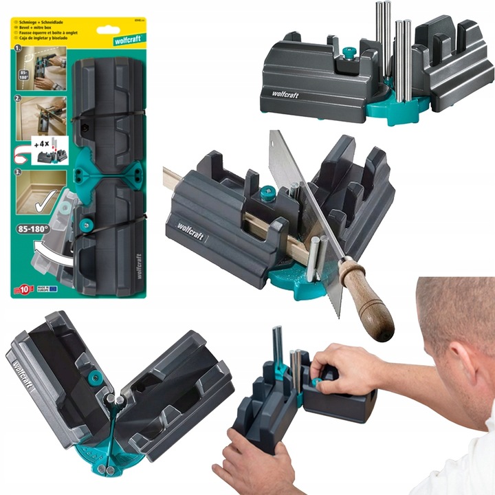 WOLFCRAFT Regulowana skrzynka uciosowa do listew przypodłogowych