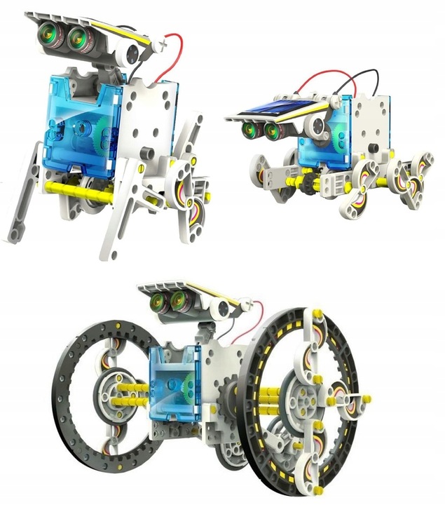 ROBOT SOLARNY ZESTAW ZABAWEK SOLARNYCH 14W1 SOLAR