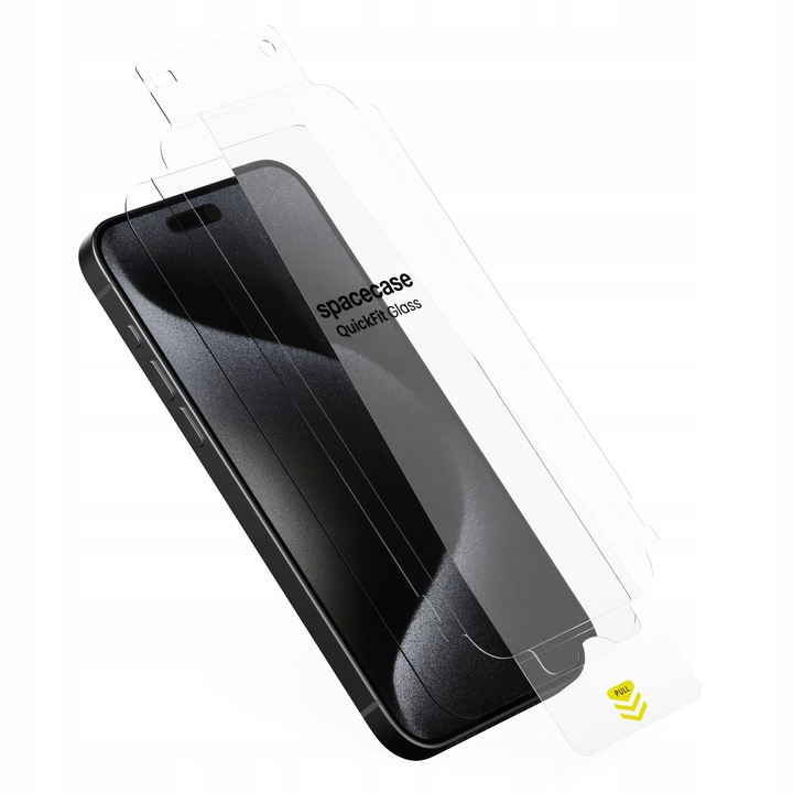 SZKŁO HARTOWANE DO IPHONE 15 PRO MAX Z APLIKATOREM QUICKFIT - 2 SZTUKI