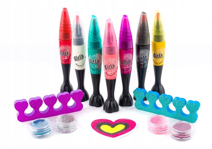 Zestaw do malowania paznokci manicure dziewczynek