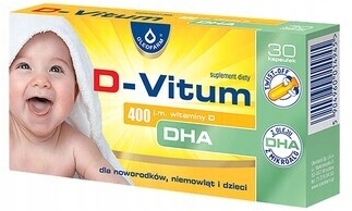 D-Vitum 400 j.m. witamina D DHA, kapsułki, 30 szt.