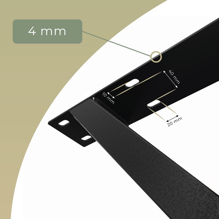 Nogi do stołu lawy biurka stolika metalowe loftowe industrial X 2szt