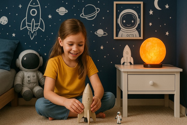 Lampa solna HIMALAJSKA 3-4 kg okrągła jonizator powietrza księżyc Luna