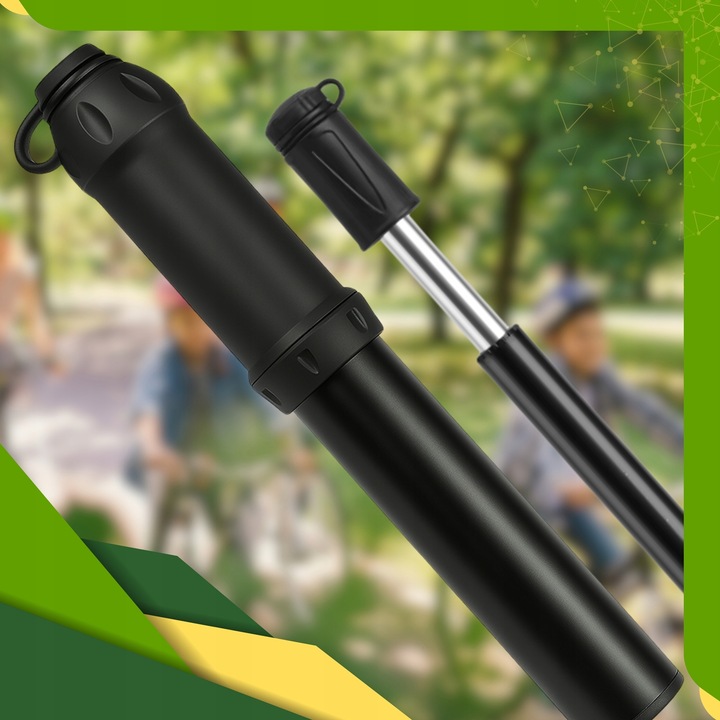 MINI POMPKA ROWEROWA RĘCZNA ALUMINIOWA KOMPAKTOWA DO ROWERU HULAJNOGI 7 BAR