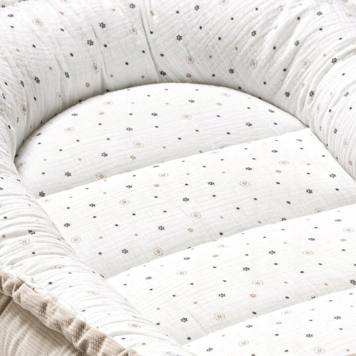 KOKON NIEMOWLĘCY GNIAZDKO Otulacz Comfort Muślin