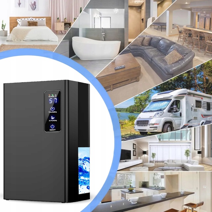 Osuszacz powietrza ULTRA WYDAJNY AUTOMATYCZNY DOMOWY pochłaniacz