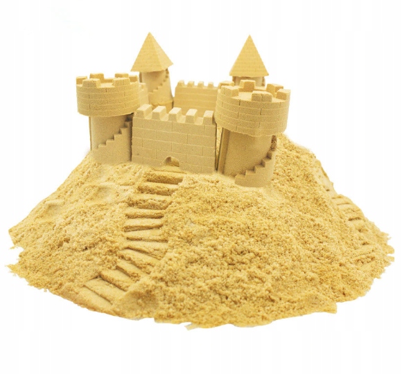 PIASEK KINETYCZNY 5 KG BASEN FOREMKI ŁOPATKA ZESTAW XXXXL SUPER PLASTYCZNY