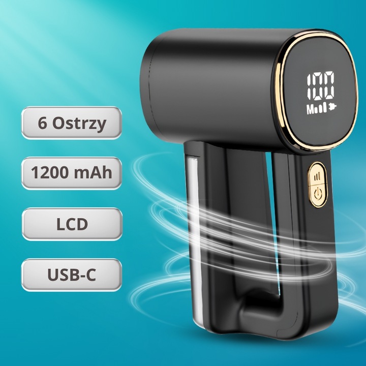 GOLARKA DO UBRAŃ SWETRÓW TAPICERKI MOCNA MASZYNKA DUŻA USB +ZAPASOWE