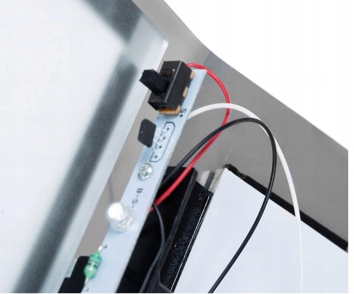 Solarny Numer Domu LED + Tabliczka INOX – Podświetlany, stal