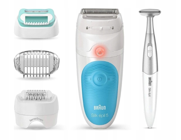 Depilator Damski Braun Silk-épil 5 5-810 na mokro na sucho GOLARKA TRYMER