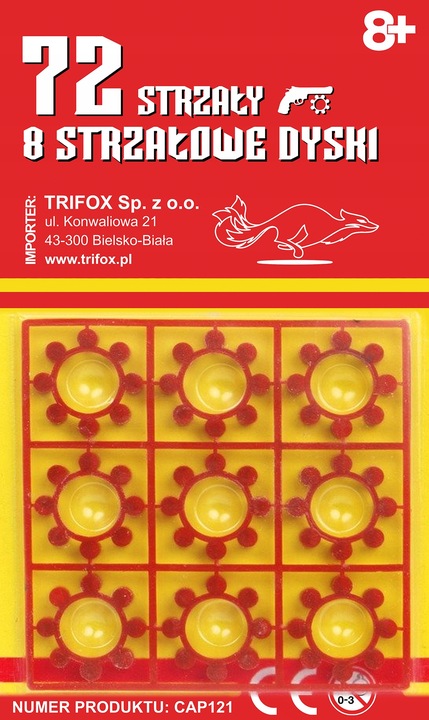 REWOLWER COWBOY PISTOLET NA KAPISZONY HUKOWY + NABOJE SPŁONKA 1152 STRZAŁY