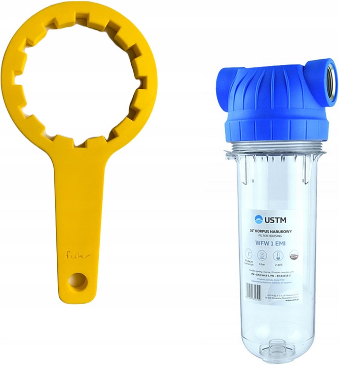 KLUCZ DO KORPUSU FILTRA WODY 10" PASUJE DO UST M WRT BARDZO MOCNY