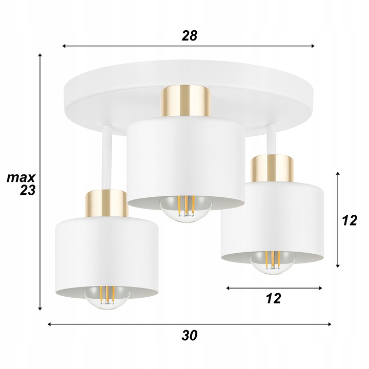 LAMPA sufitowa wisząca LED ŻYRANDOL PLAFON loft nowoczesna E27 glamour