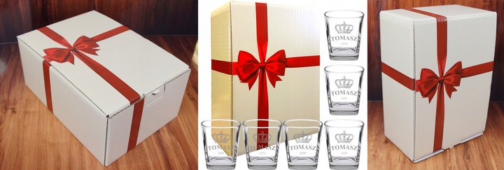 SZKLANKI do WHISKY z grawerem prezent