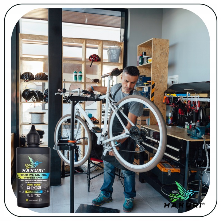 SMAR do ŁAŃCUCHA rowerowego ZESTAW warunki SUCHE MOKRE ZMIENNE + 4 Szczotki