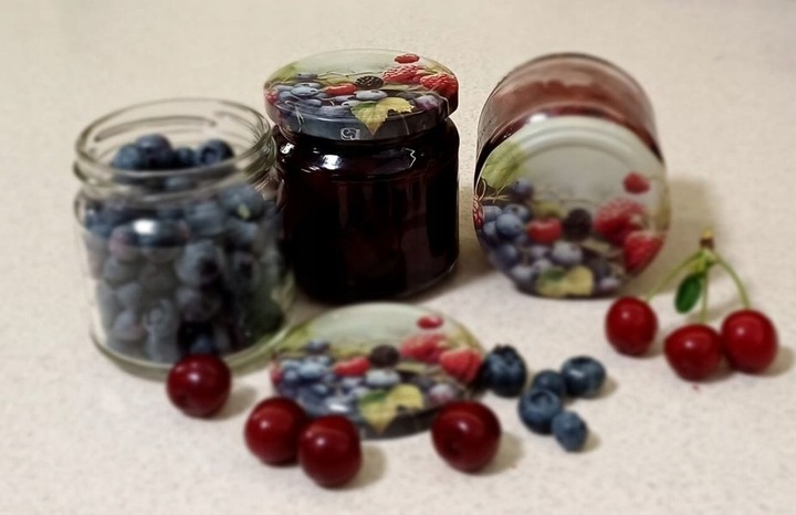 12x SŁOIK 200ML + WIECZKO FI66 NA PRZETWORY SŁOIKI NA DŻEM KONFITURA DESERY