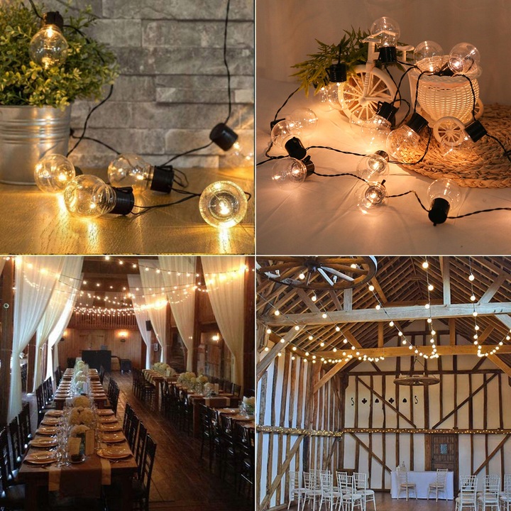 GIRLANDA SOLARNA OGRODOWA KULKI 10 LED