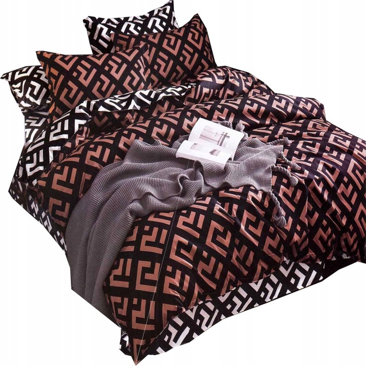 POŚCIEL KOMPLET SYPIALNIA 160x200 BAWEŁNA SATYNOWA 2X POSZEWSKI 70x80 WZORY