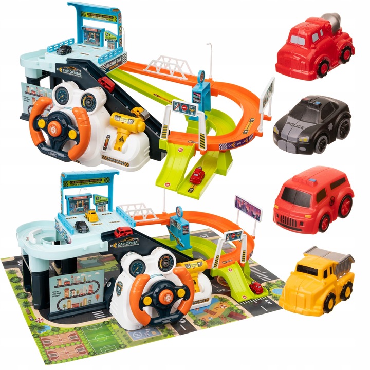 TOR PRZESZKÓD DLA SAMOCHODÓW INTERAKTYWNY PARKING WINDA KIEROWNICA AUTA