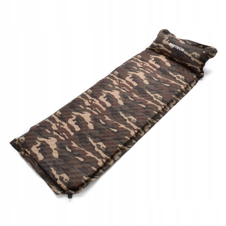 MATA SAMOPOMPUJĄCA MATERAC KARIMATA DMUCHANA METEOR 188x66x3,8 z poduszką