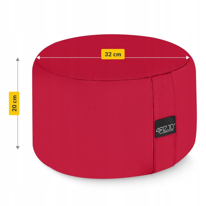 PODUSZKA DO MEDYTACJI I JOGI OKRĄGŁA Z GRYKĄ SIEDZISKO DO RELAKSU ZAFU