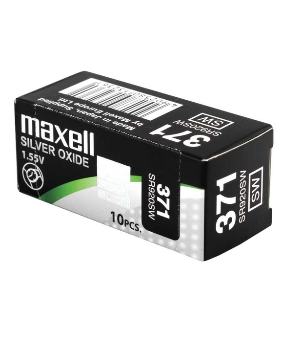 Bateria Srebrowa Maxell 371 SR920SW SR69 10szt.