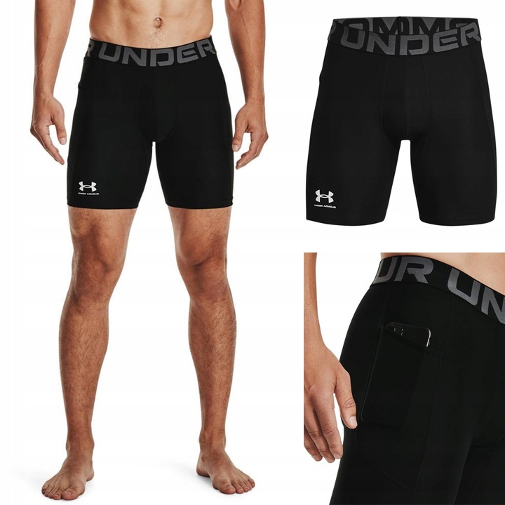 UNDER ARMOUR Spodenki kompresyjne UA HG Armor Shorts-BLK