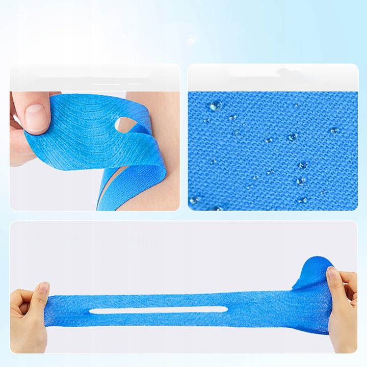 WYSOKIEJ JAKOŚCI TAŚMA KINEZJOLOGICZNA na ciało kolano 12 PCS