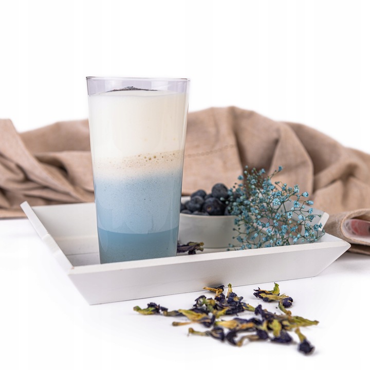 HERBATA MATCHA JAPOŃSKA W PROSZKU NIEBIESKA BLUE RELAX KOLOROWA MATCHA 75G