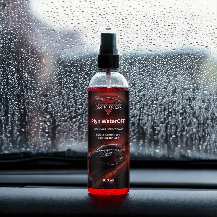 ZESTAW HYDROFOBOWY Aktywna Tarcza WaterOFF Niewidzialna Wycieraczka GRATISY