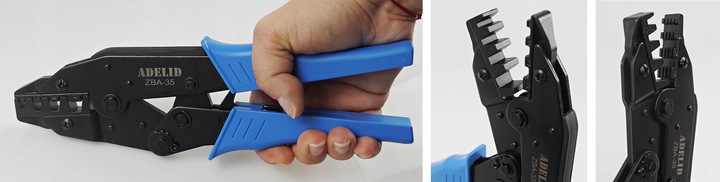 ZACISKARKA PRASKA DO KOŃCÓWEK KABLI TULEJEK 10-35