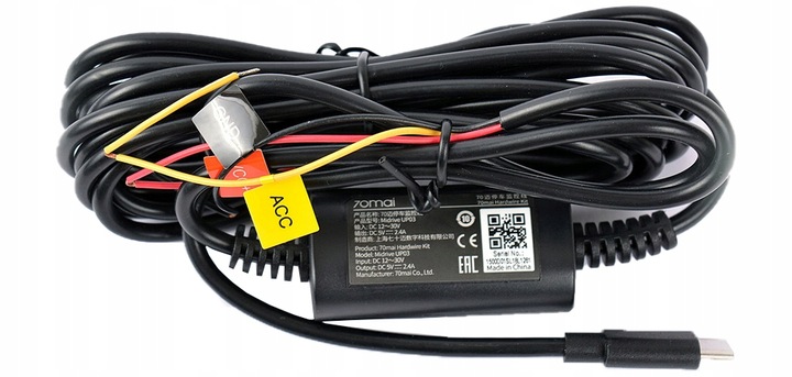 ZASILANIE TRYBU PARKINGOWEGO do KAMER 70mai KIT UP03