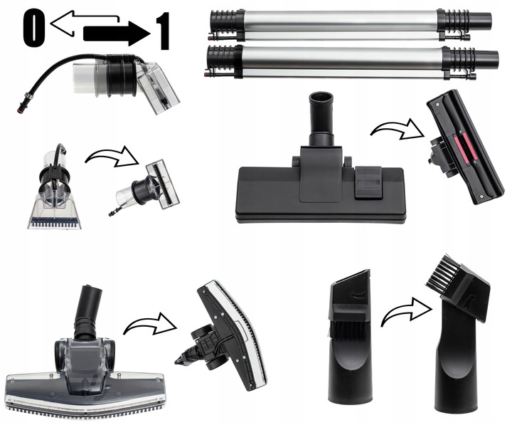 Odkurzacz piorący Salute COMODO SALUTE 2000W