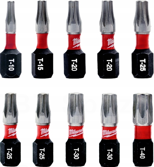 MILWAUKEE Zestaw bitów udarowych 38sztuk PH PZ TX 4932492009