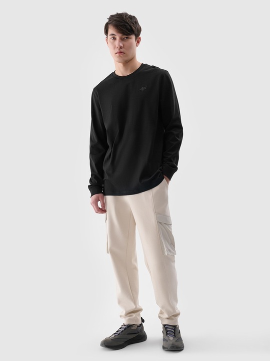 BLUZKA 4F 4FWMM00TLONM432-20S r.L LONGSLEEVE NOWA MĘSKA Z DŁUGIM