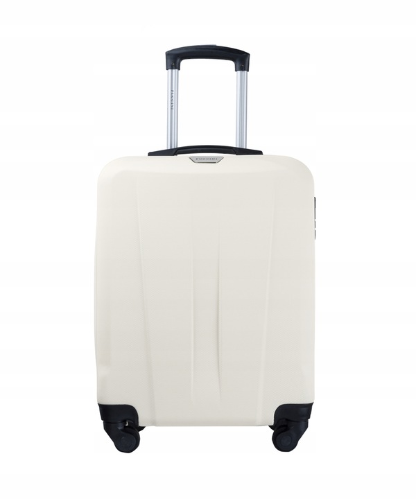 Walizka Kabinowa Podróżna Na Kółkach Twarda Mała PUCCINI Biała ABS03C 0