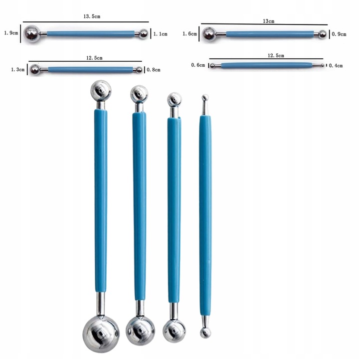 Zestaw do Silikonu Fug Ściągacz Szpachelka do Trudnych Miejsc Kulki