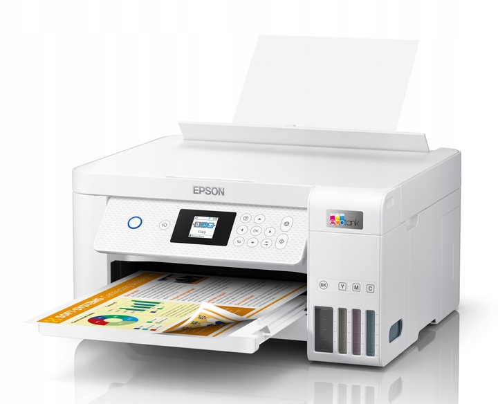 Drukarka Epson EcoTank Urządzenie 3w1 Skaner Druk KOLOR DUPLEX WIFI + TUSZE