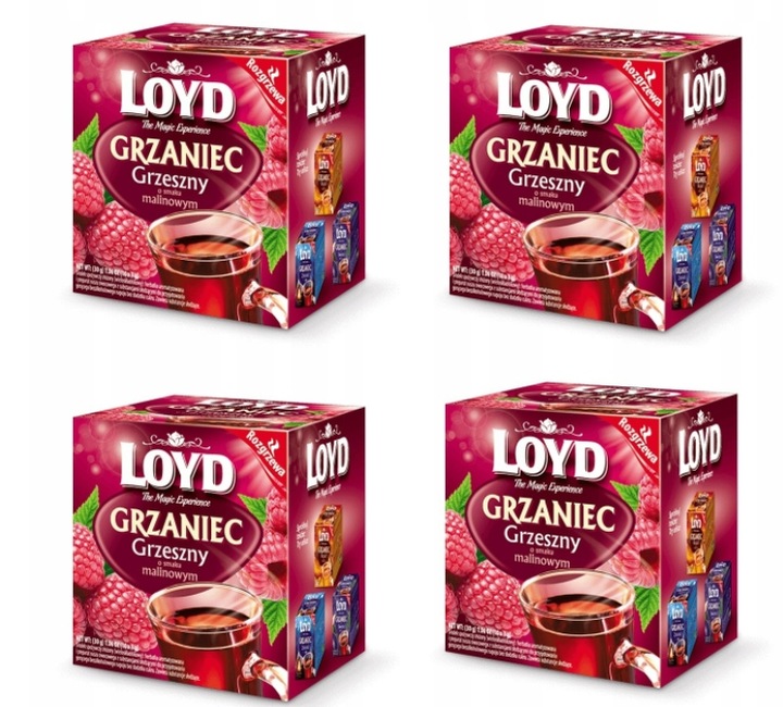 Rozgrzewająca Herbata Zimowa Owocowa Grzaniec Grzeszny Zimowy 10T LOYD