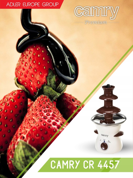 FONTANNA CZEKOLADOWA 3 POZIOMY CAMRY CR 4457