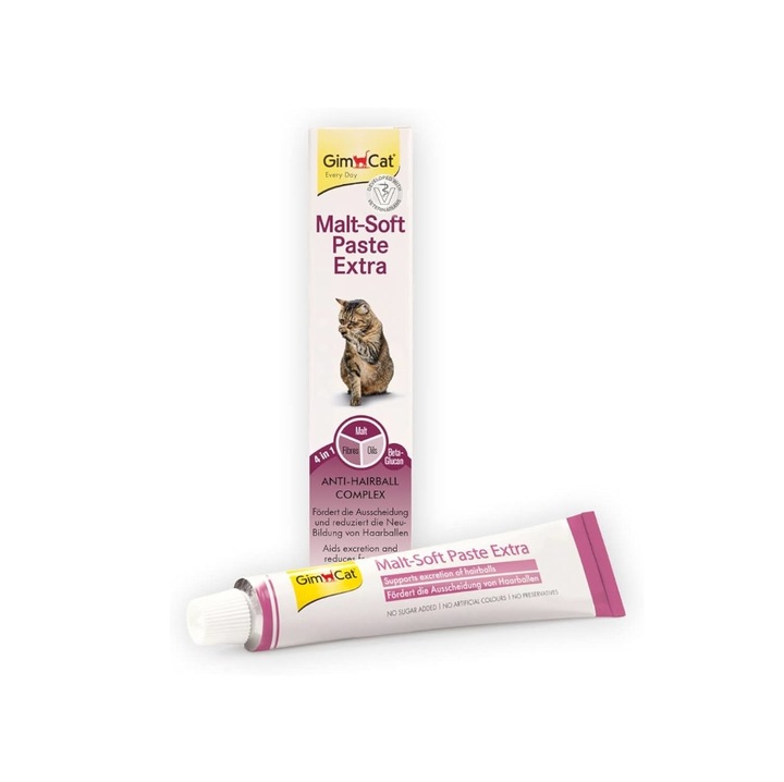 GIMCAT Malt-Soft Paste Extra 200g pasta odkłaczająca dla kota
