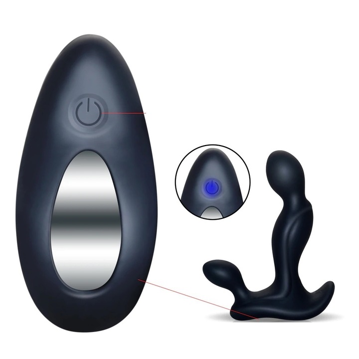 MASAŻER PROSTATY WIBRATOR KOREK ANALNY 3w1 USB