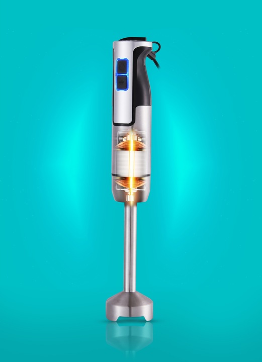 BLENDER RĘCZNY WIELOFUNKCYJNY MIKSER LEHMANN TYTANOWE OSTRZA MOCNY