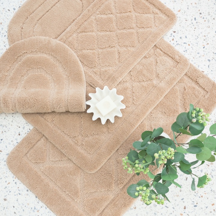 DYWANIK ŁAZIENKOWY ANTYPOŚLIZGOWY DUŻY MIĘKKI CHŁONNY DO PRANIA