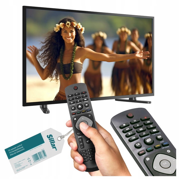 Pilot RM-L1225 Zamiennik do Telewizora TV Philips LED Smart