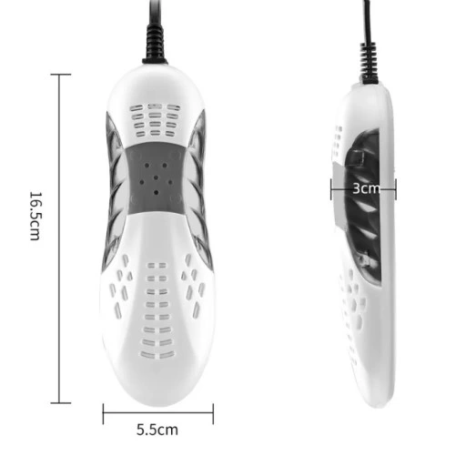 SUSZARKA DO BUTÓW I RĘKAWICZEK ELEKTRYCZNA UV OSUSZACZ BIAŁO-CZARNA 20W