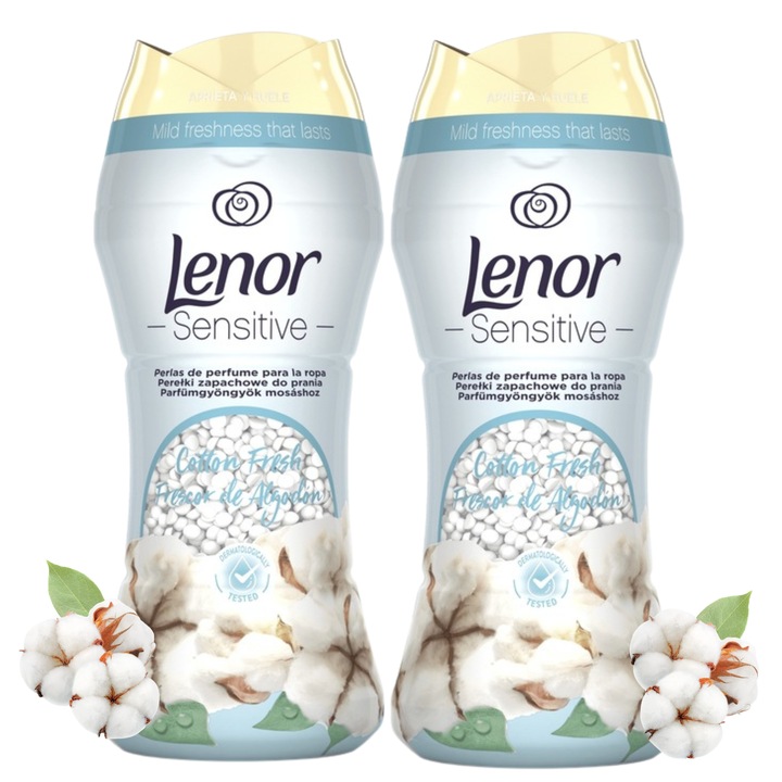 Lenor Cotton Fresh Perełki zapachowe do prania 495 g
