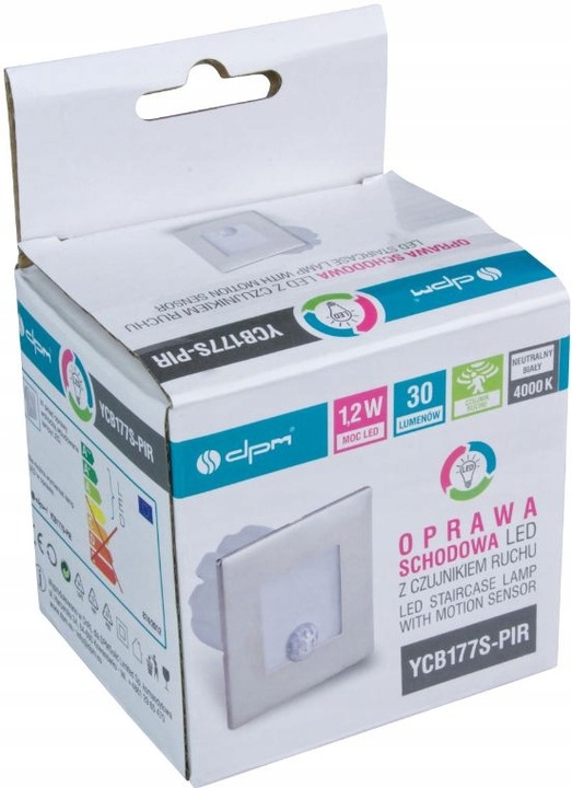 Lampka schodowa LED z czujnikiem ruchu 230V