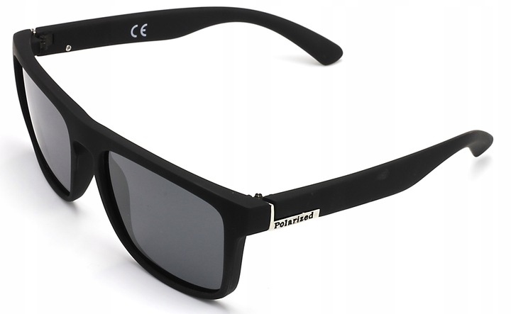 OKULARY PRZECIWSŁONECZNE MĘSKIE POLARYZACYJNE UV 400 ETUI POLARIZED CZARNE