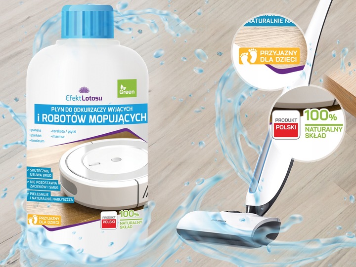 PŁYN DO ROBOTÓW MOPUJĄCYCH SPRZĄTAJĄCYCH MOPÓW BIONICZNYCH 2x 500ml